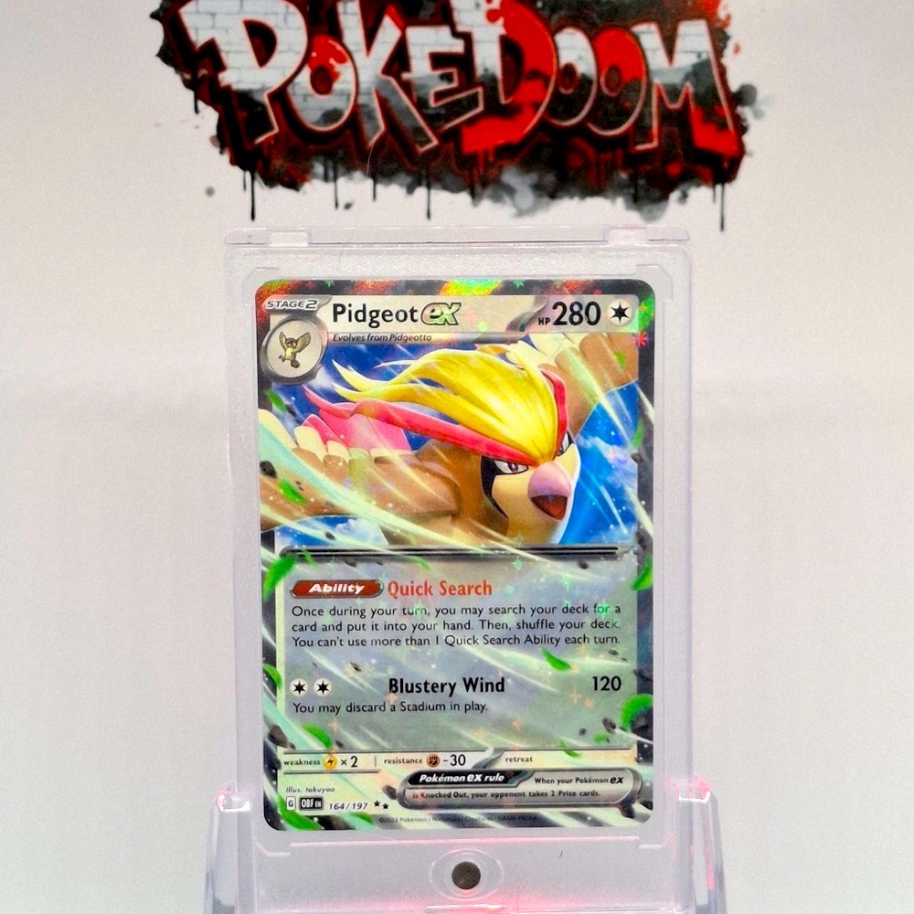Pidgeot EX Pokémon Card